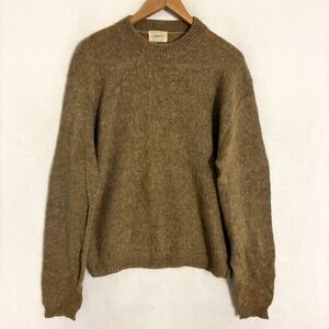 Vtg 60s Brent Montgomery Ward Wool Mohair Sweater Mens XL Fuzzy Grunge Cobain